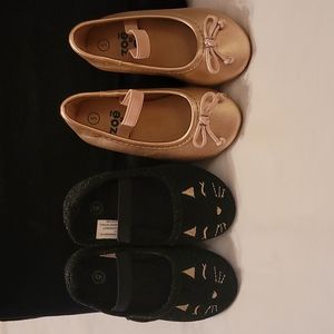 toodler girls shoes 5mos 2 pairs